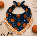 Courtside Cuties Ruffle Bandana (Preorder by August 8th)