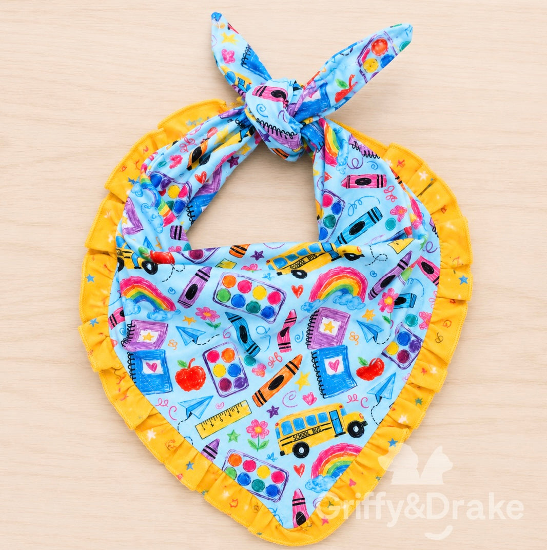 Teacher’s Pet Ruffle Bandana