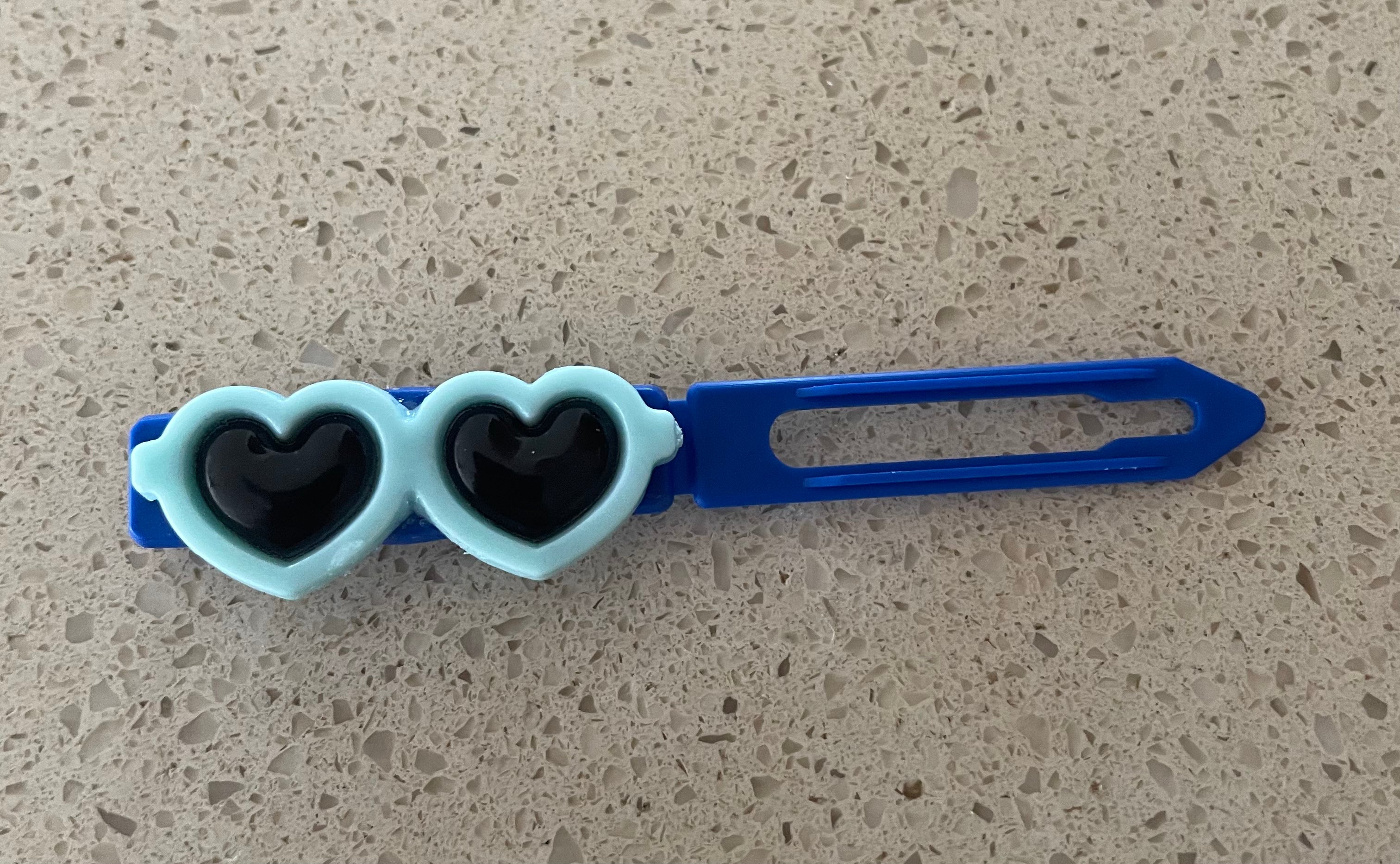 Blue Heart Sunglasses