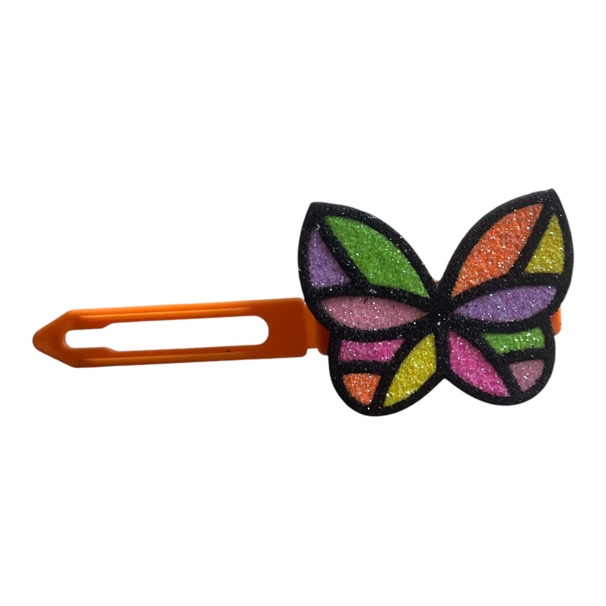 Orange Color Block Butterfly