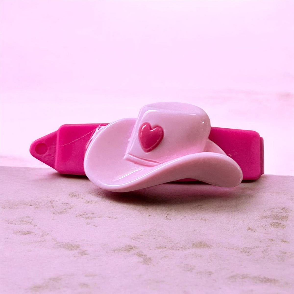 Pink Western Hat