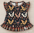 Pre-Order through 10/24/26 Cute Chicks (Ships January) Ruffle Shirt